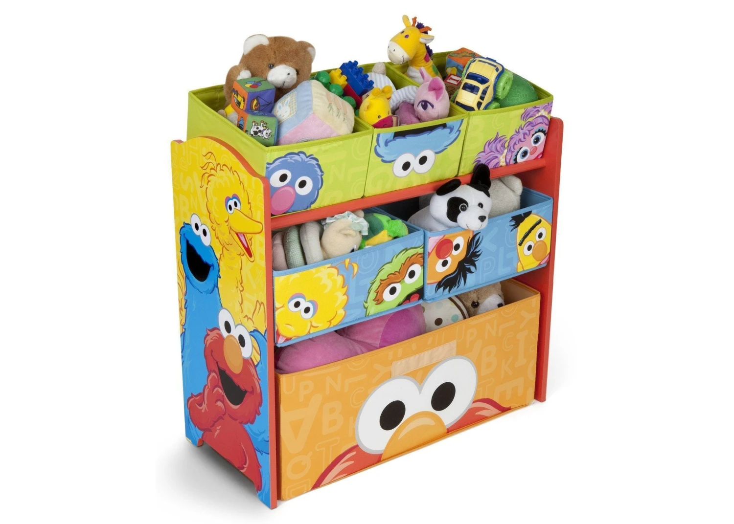 Delta Children Sesame Street Multi-Bin Toy Organizer 4 Delta Children Sesame Street Multi-Bin Toy Organizer - Image 4