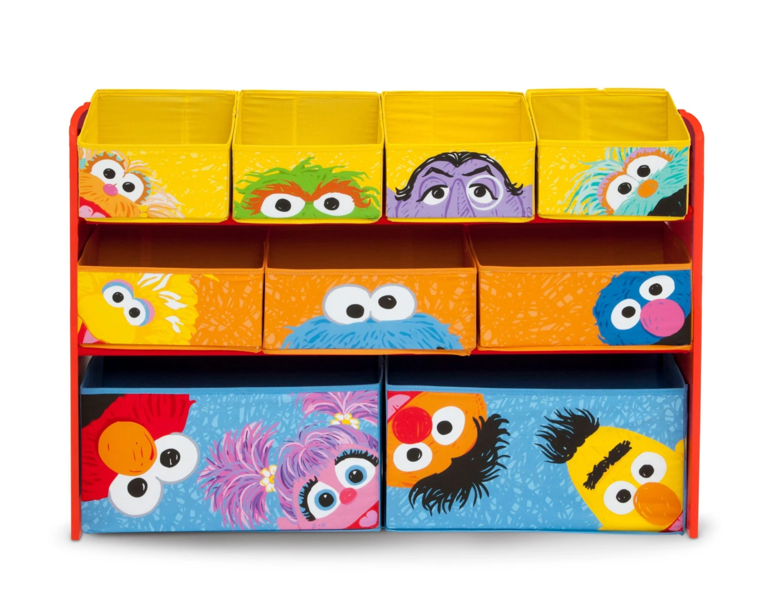 Delta Children Sesame Street Deluxe Multi-Bin Toy Organizer 10 Delta Children Sesame Street Deluxe Multi-Bin Toy Organizer - Image 10