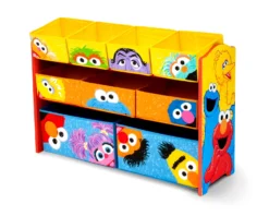 Delta Children Sesame Street Deluxe Multi-Bin Toy Organizer 19 Delta Children Sesame Street Deluxe Multi-Bin Toy Organizer -Delta Children Sales Store TB84778SS sesame deluxe multi bin toy organizer left scaled