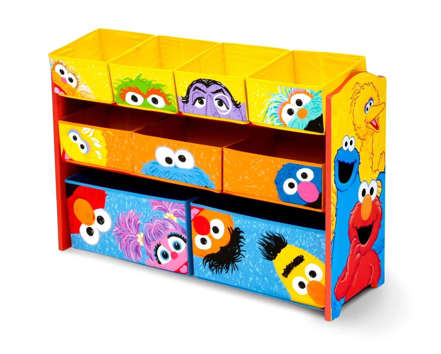 Delta Children Sesame Street Deluxe Multi-Bin Toy Organizer 9 Delta Children Sesame Street Deluxe Multi-Bin Toy Organizer - Image 9