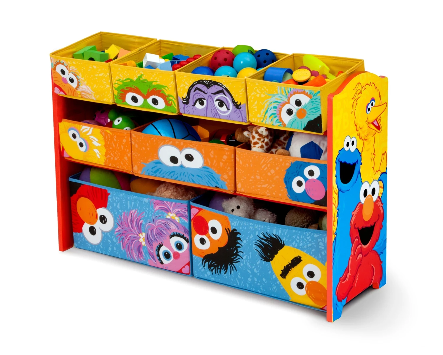 Delta Children Sesame Street Deluxe Multi-Bin Toy Organizer 6 Delta Children Sesame Street Deluxe Multi-Bin Toy Organizer - Image 6