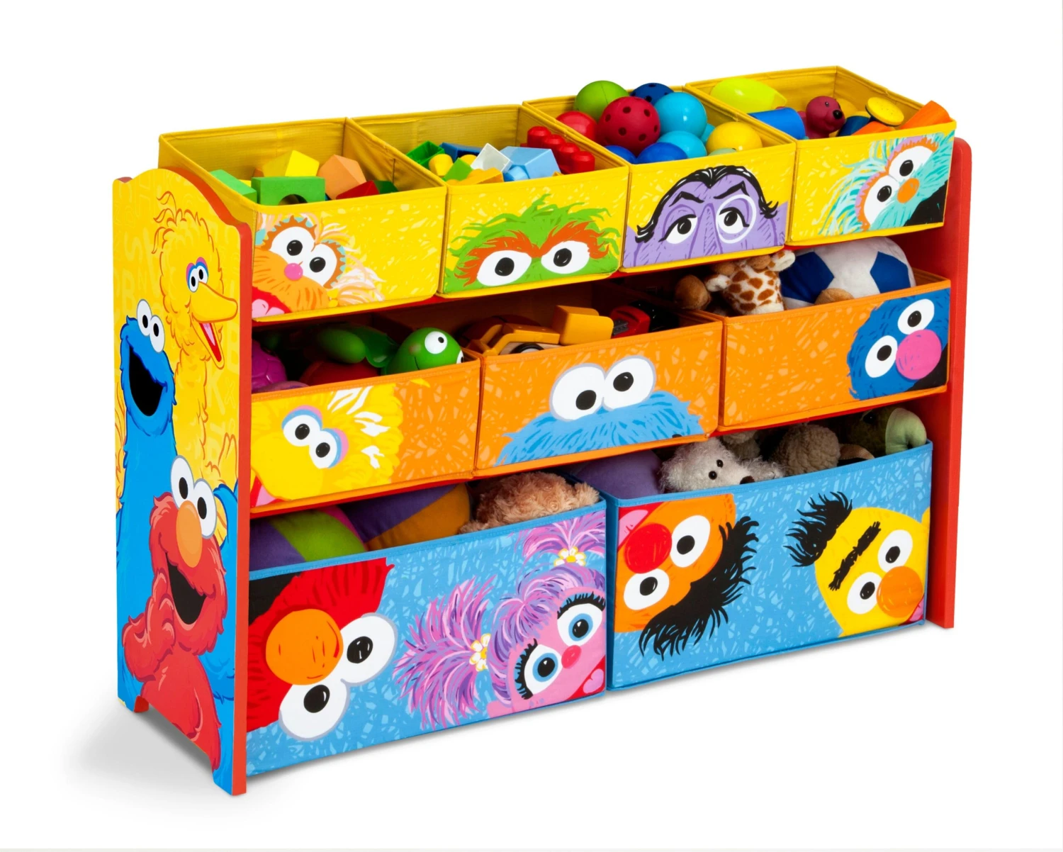 Delta Children Sesame Street Deluxe Multi-Bin Toy Organizer 5 Delta Children Sesame Street Deluxe Multi-Bin Toy Organizer - Image 5