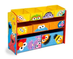 Delta Children Sesame Street Deluxe Multi-Bin Toy Organizer 18 Delta Children Sesame Street Deluxe Multi-Bin Toy Organizer -Delta Children Sales Store TB84778SS sesame deluxe multi bin toy organizer right scaled