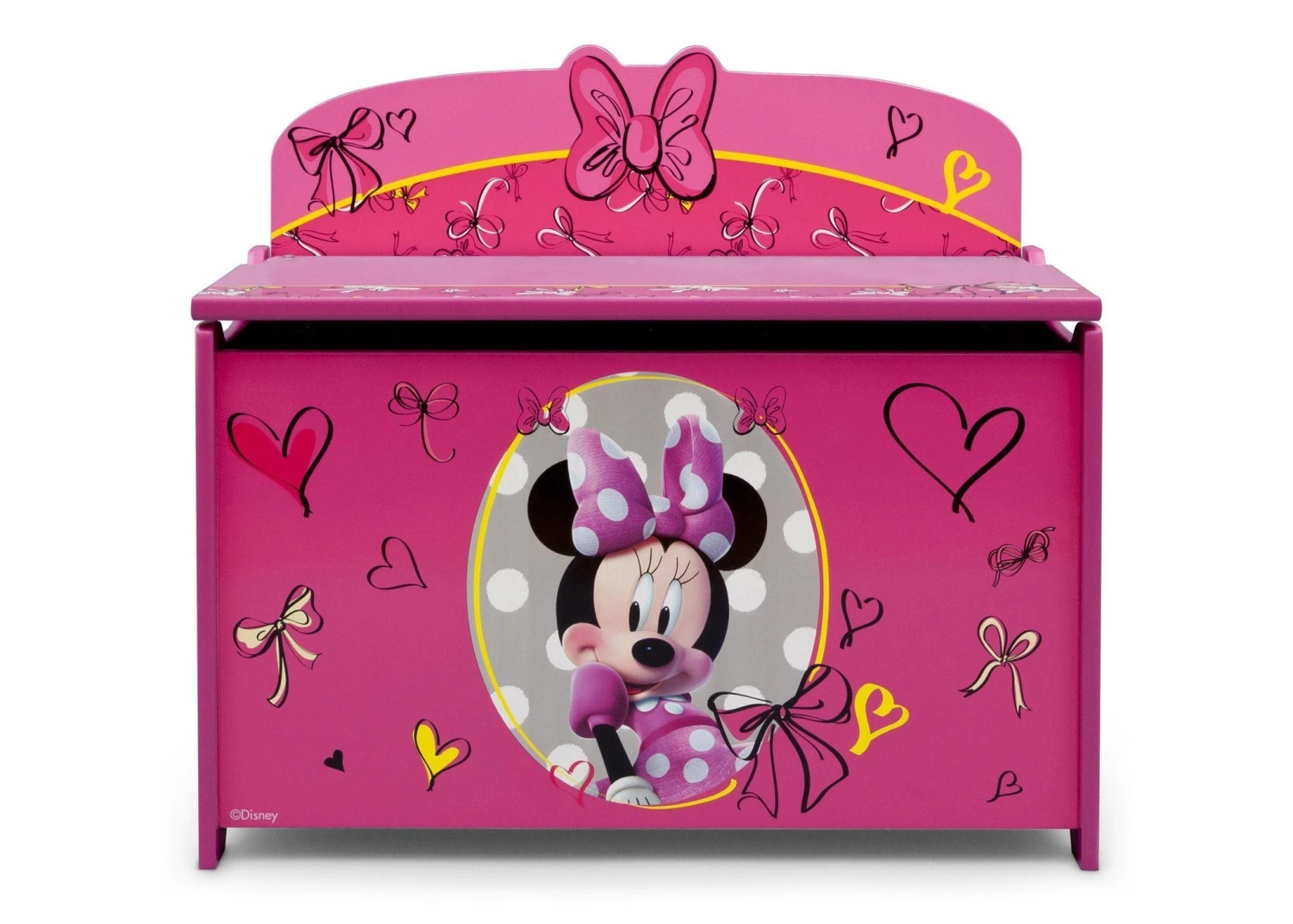 Delta Children Minnie Mouse Deluxe Toy Box 5 Delta Children Minnie Mouse Deluxe Toy Box - Image 5