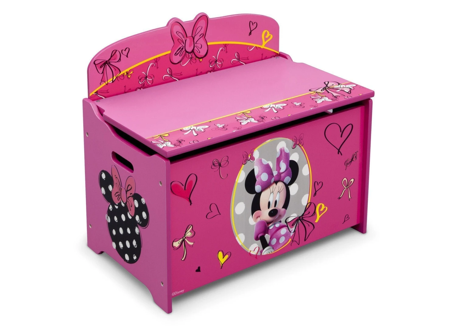 Delta Children Minnie Mouse Deluxe Toy Box 3 Delta Children Minnie Mouse Deluxe Toy Box - Image 3