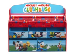 Delta Children Mickey Mouse Deluxe Book & Toy Organizer 10 Delta Children Mickey Mouse Deluxe Book & Toy Organizer -Delta Children Sales Store TB84983MM mickey delux book toy organizer front hi res 03b688c8 9b80 48f0 88c0 0bf653dac606