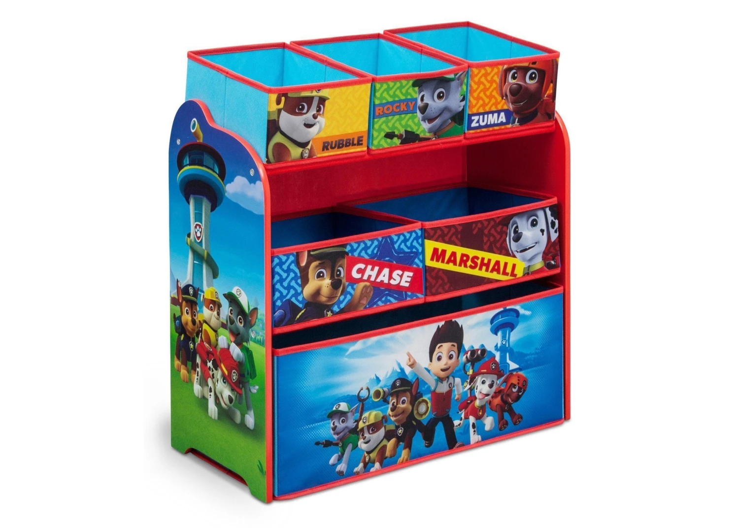 Delta Children PAW Patrol Multi-Bin Toy Organizer 3 Delta Children PAW Patrol Multi-Bin Toy Organizer - Image 3