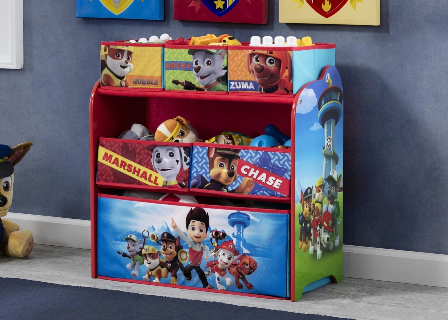 Delta Children PAW Patrol Multi-Bin Toy Organizer 1 Delta Children PAW Patrol Multi-Bin Toy Organizer