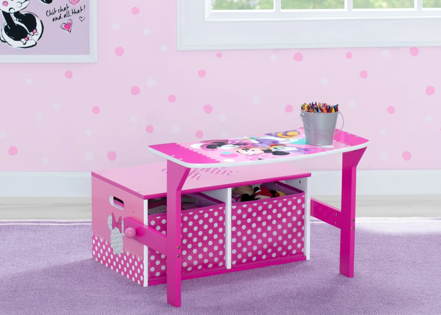 Delta Children Minnie Mouse Activity Bench 1 Delta Children Minnie Mouse Activity Bench