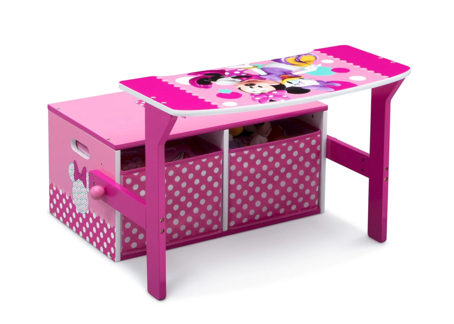 Delta Children Minnie Mouse Activity Bench 3 Delta Children Minnie Mouse Activity Bench - Image 3