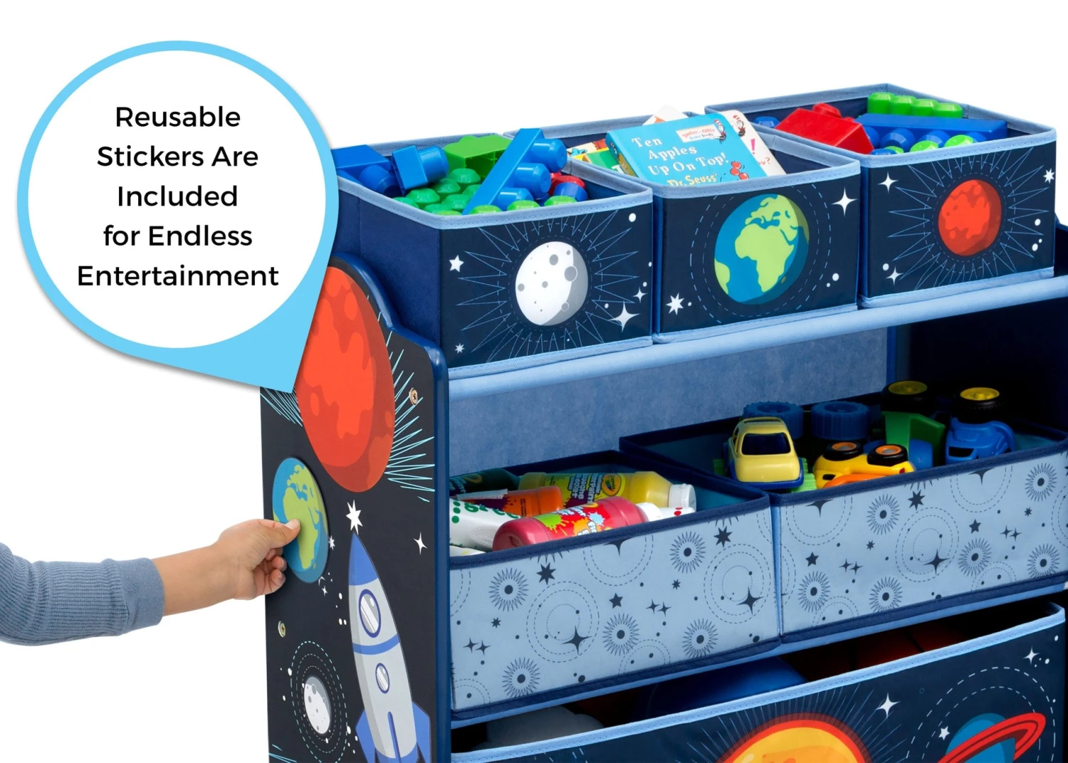 Delta Children Space Adventures Design And Store Toy Organizer 6 Delta Children Space Adventures Design And Store Toy Organizer - Image 6