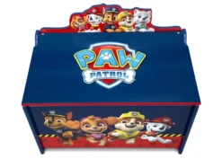 Delta Children PAW Patrol Deluxe Toy Box 10 Delta Children PAW Patrol Deluxe Toy Box -Delta Children Sales Store TB87207PW paw patrol wooden toy box top hi res scaled