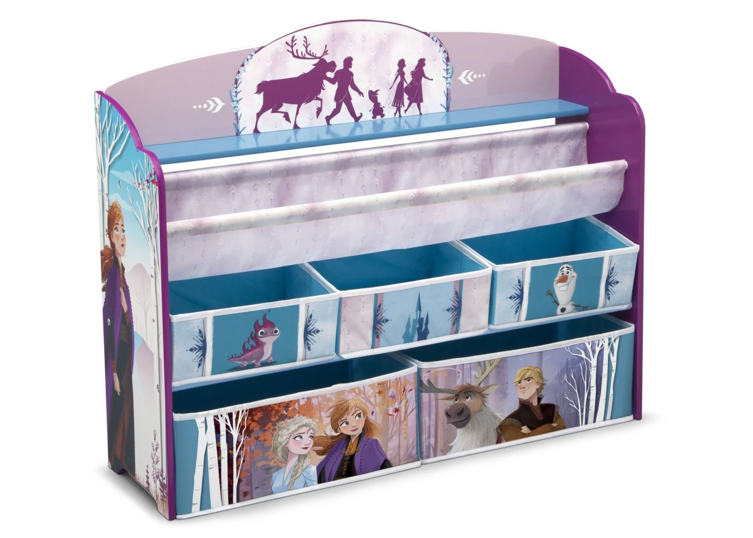 Delta Children Frozen II Deluxe Toy And Book Organizer 3 Delta Children Frozen II Deluxe Toy And Book Organizer - Image 3