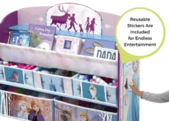 Delta Children Frozen II Deluxe Toy And Book Organizer 14 Delta Children Frozen II Deluxe Toy And Book Organizer -Delta Children Sales Store TB87215FZ frozen2 deluxe organizer stickers callout hi res scaled