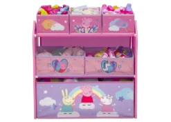 Delta Children Peppa Pig 6 Bin Design And Store Toy Organizer 10 Delta Children Peppa Pig 6 Bin Design And Store Toy Organizer -Delta Children Sales Store TB87230PG peppa design store front props hi res scaled