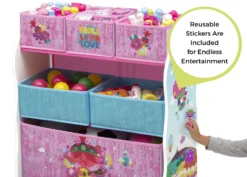 Delta Children Trolls World Tour Design And Store 6 Bin Toy Organizer 14 Delta Children Trolls World Tour Design And Store 6 Bin Toy Organizer -Delta Children Sales Store TB88111TR trolls design and store org stickers callout hi res scaled
