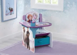 Delta Children Frozen II Chair Desk With Storage Bin