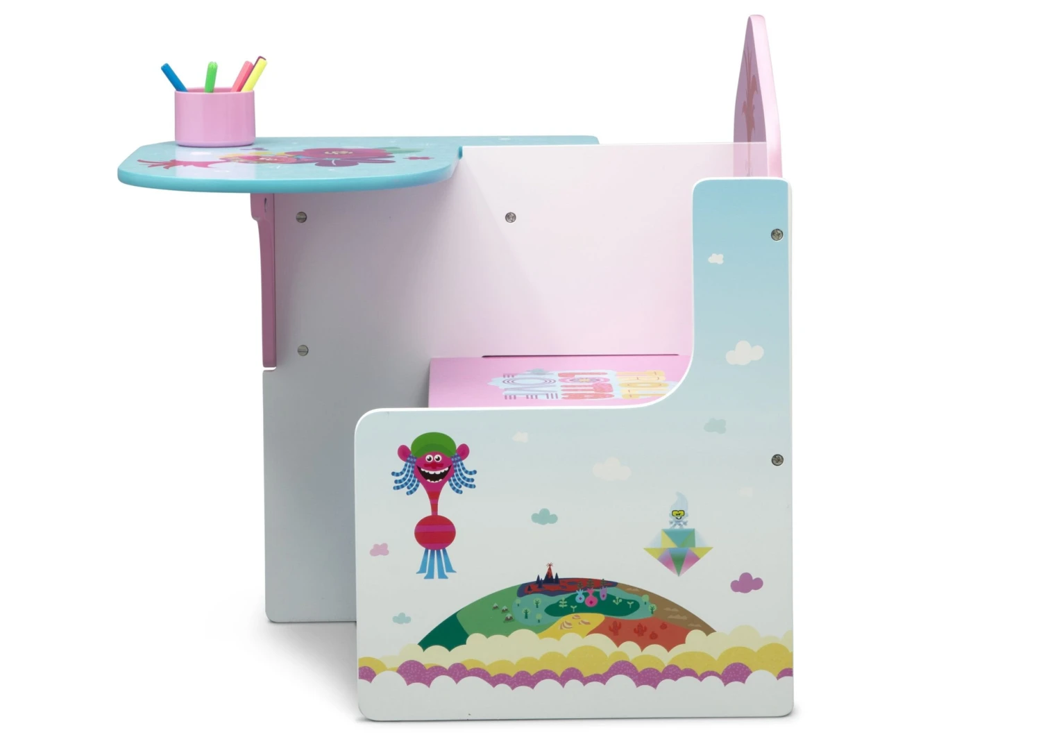 Delta Children Trolls World Tour Chair Desk With Storage Bin 5 Delta Children Trolls World Tour Chair Desk With Storage Bin - Image 5