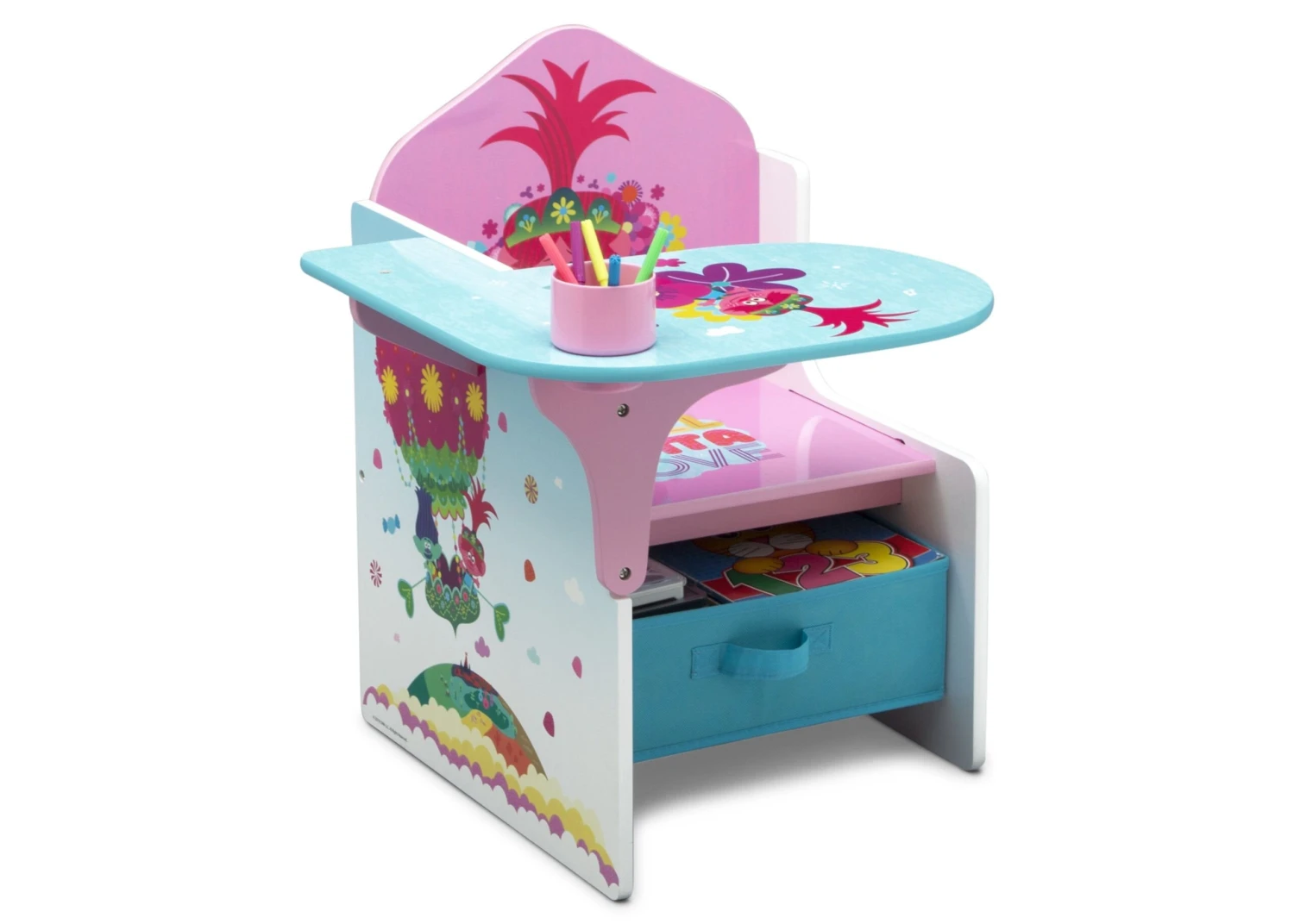 Delta Children Trolls World Tour Chair Desk With Storage Bin 3 Delta Children Trolls World Tour Chair Desk With Storage Bin - Image 3
