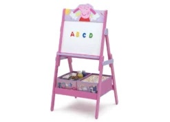 Delta Children Peppa Pig Wooden Activity Easel With Storage 7 Delta Children Peppa Pig Wooden Activity Easel With Storage -Delta Children Sales Store TE87543PG peppa whiteboard easel left props scaled