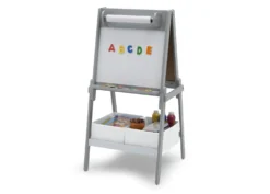 Delta Children Chelsea Double-Sided Storage Easel With Paper Roll And Magnets | Dry Erase Surface & Chalkboard Surface 11 Delta Children Chelsea Double-Sided Storage Easel With Paper Roll And Magnets | Dry Erase Surface & Chalkboard Surface -Delta Children Sales Store TE87560GN chelsea easel left propped hi res scaled