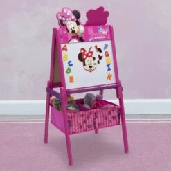 Delta Children Minnie Mouse Wooden Double Sided Activity Easel 13 Delta Children Minnie Mouse Wooden Double Sided Activity Easel -Delta Children Sales Store TE87574MN 1058 double sided easel minnie mouse lifestyle 103