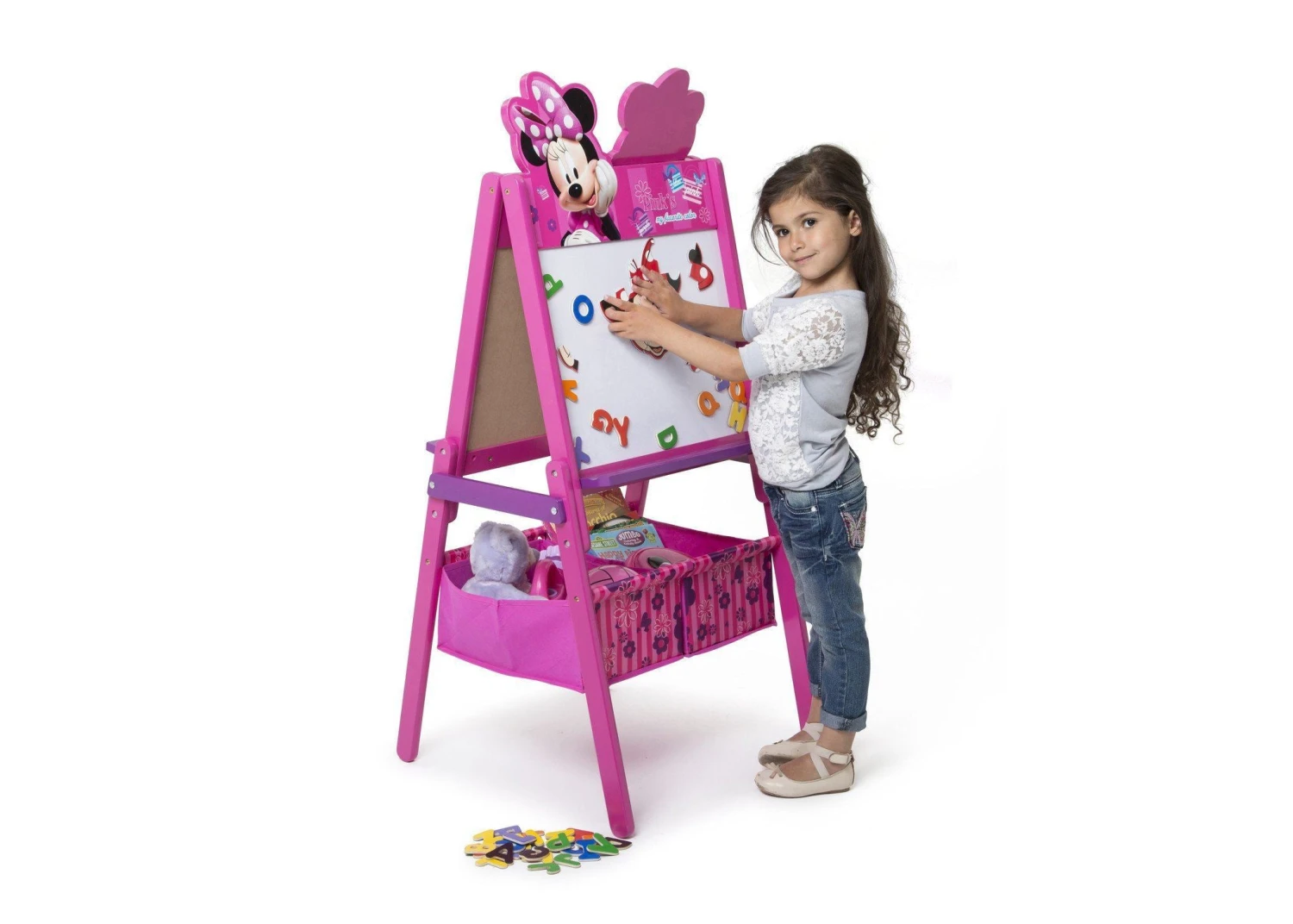 Delta Children Minnie Mouse Wooden Double Sided Activity Easel 5 Delta Children Minnie Mouse Wooden Double Sided Activity Easel - Image 5