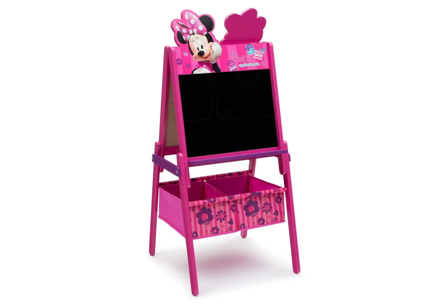 Delta Children Minnie Mouse Wooden Double Sided Activity Easel 4 Delta Children Minnie Mouse Wooden Double Sided Activity Easel - Image 4