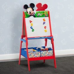 Delta Children Mickey Mouse Wooden Double Sided Activity Easel 15 Delta Children Mickey Mouse Wooden Double Sided Activity Easel -Delta Children Sales Store TE87575MM 1051 Easel Mickey Lifestyle 103