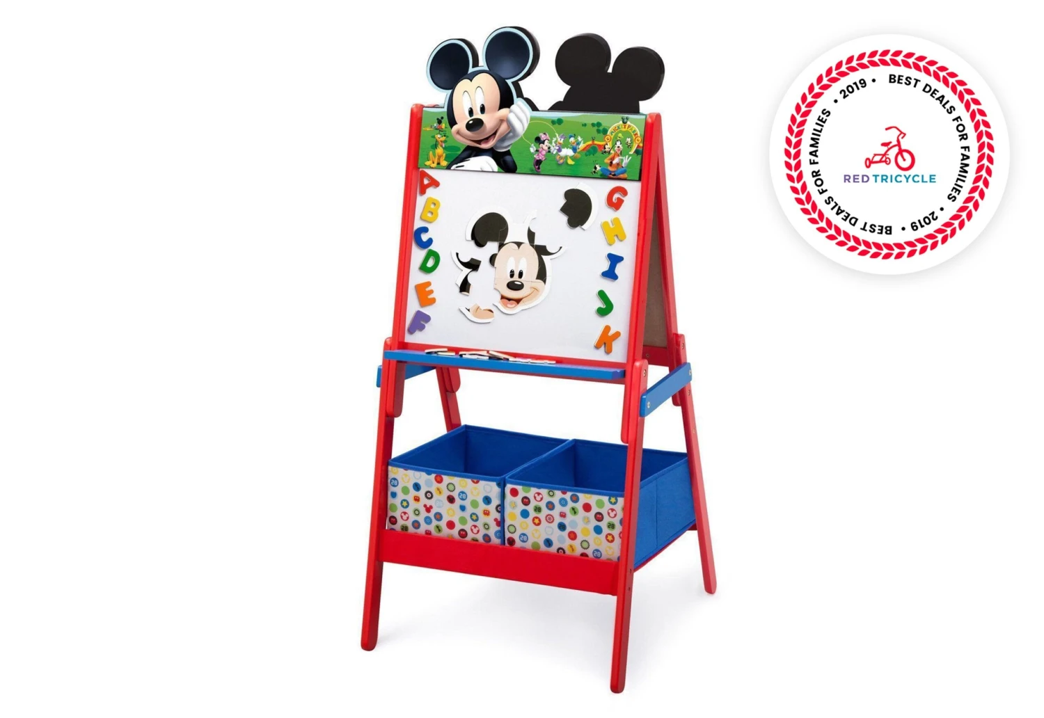 Delta Children Mickey Mouse Wooden Double Sided Activity Easel 2 Delta Children Mickey Mouse Wooden Double Sided Activity Easel - Image 2