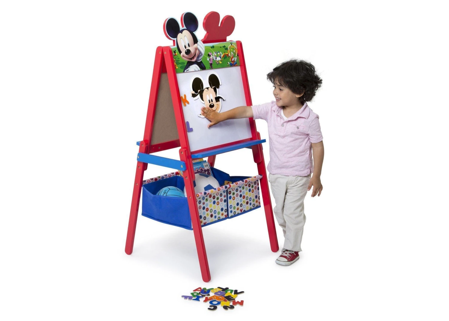 Delta Children Mickey Mouse Wooden Double Sided Activity Easel 4 Delta Children Mickey Mouse Wooden Double Sided Activity Easel - Image 4