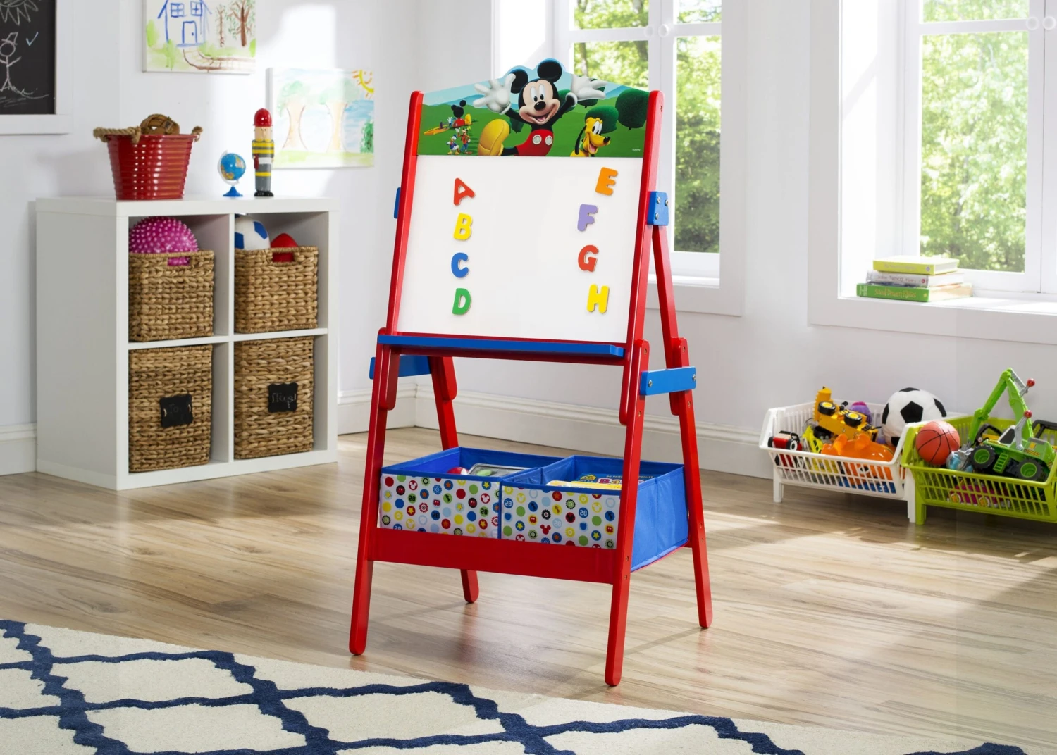 Delta Children Mickey Mouse Wooden Activity Easel 1 Delta Children Mickey Mouse Wooden Activity Easel