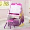 Delta Children Princess Activity Center - Easel Desk With Stool & Toy Organizer
