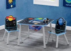 Delta Children Space Adventures Kids Wood Table And Chair Set With Storage