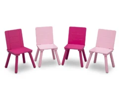 Delta Children Kids Table And Chair Set (4 Chairs Included) 29 Delta Children Kids Table And Chair Set (4 Chairs Included) -Delta Children Sales Store TT87413GN TNC Pink White chairs hi res 5aa4a258 ed9c 491a 826b 6922f0f75241 scaled