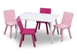 Delta Children Kids Table And Chair Set (4 Chairs Included) 27 Delta Children Kids Table And Chair Set (4 Chairs Included) -Delta Children Sales Store TT87413GN TNC Pink White right hi res 81254b72 702c 4afd b504 853a81ad0c12 scaled