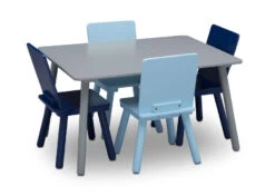 Delta Children Kids Table And Chair Set (4 Chairs Included) 23 Delta Children Kids Table And Chair Set (4 Chairs Included) -Delta Children Sales Store TT87414GN TNC Blue Grey chairs inside right hi res 900x 08ea89be 4788 46c2 9e6e bb2ec4a94bda