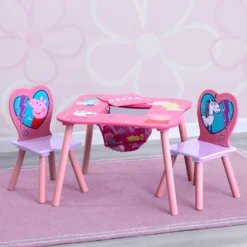 Delta Children Peppa Pig Table And Chair Set With Storage