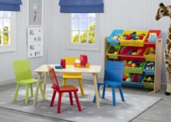 Delta Children Kids Toy Storage Organizer With 12 Plastic Bins 24 Delta Children Kids Toy Storage Organizer With 12 Plastic Bins -Delta Children Sales Store TT87452GN TB83451GN Natural Primary TNC 12 bin organizer room shot hi res copy scaled