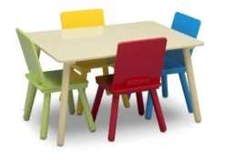 Delta Children Kids Table And Chair Set (4 Chairs Included) 33 Delta Children Kids Table And Chair Set (4 Chairs Included) -Delta Children Sales Store TT87452GN TNC Natural Primary Chairs Inside right hi res 900x 8c559699 ed8c 4623 8699 a996bf248fc2