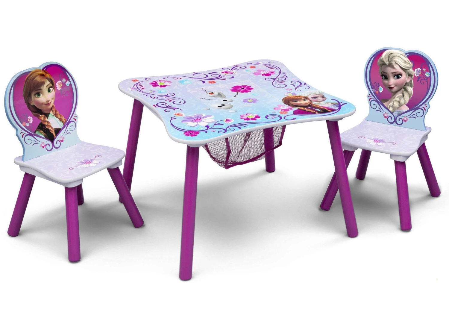 Delta Children Frozen Table & Chair Set With Storage 1 Delta Children Frozen Table & Chair Set With Storage