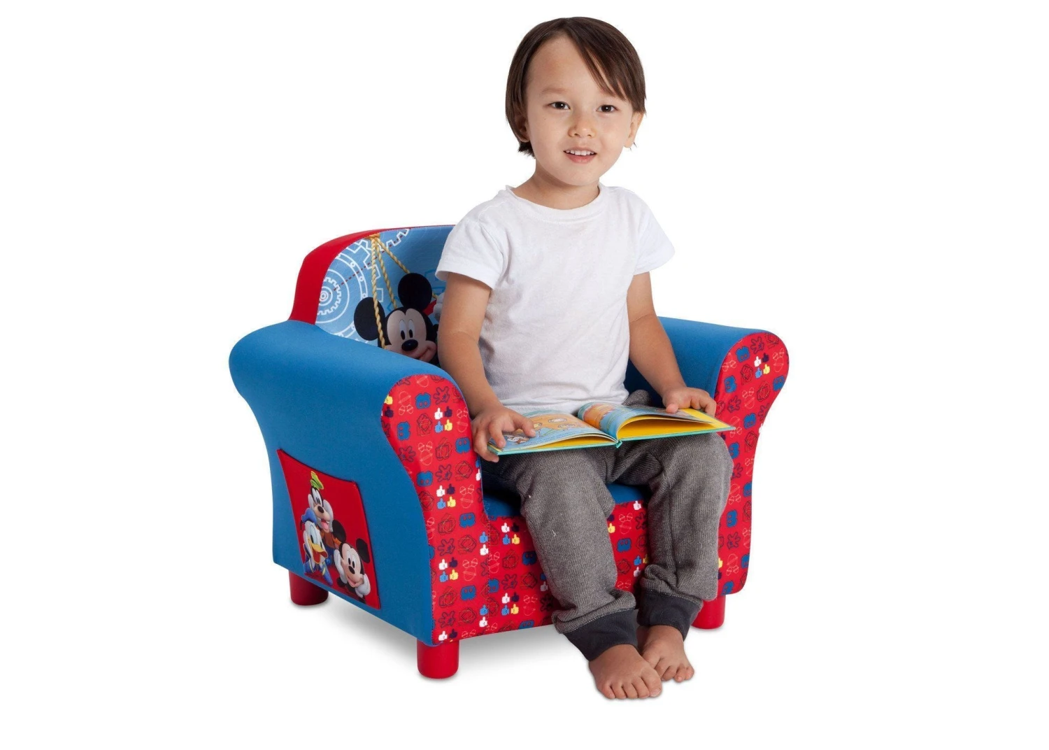 Delta Children Mickey Mouse Upholstered Chair 3 Delta Children Mickey Mouse Upholstered Chair - Image 3