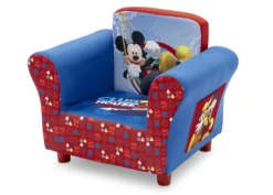 Delta Children Mickey Mouse Upholstered Chair 10 Delta Children Mickey Mouse Upholstered Chair -Delta Children Sales Store UP83509MM mickey upholstered chair KD left1 hi res scaled
