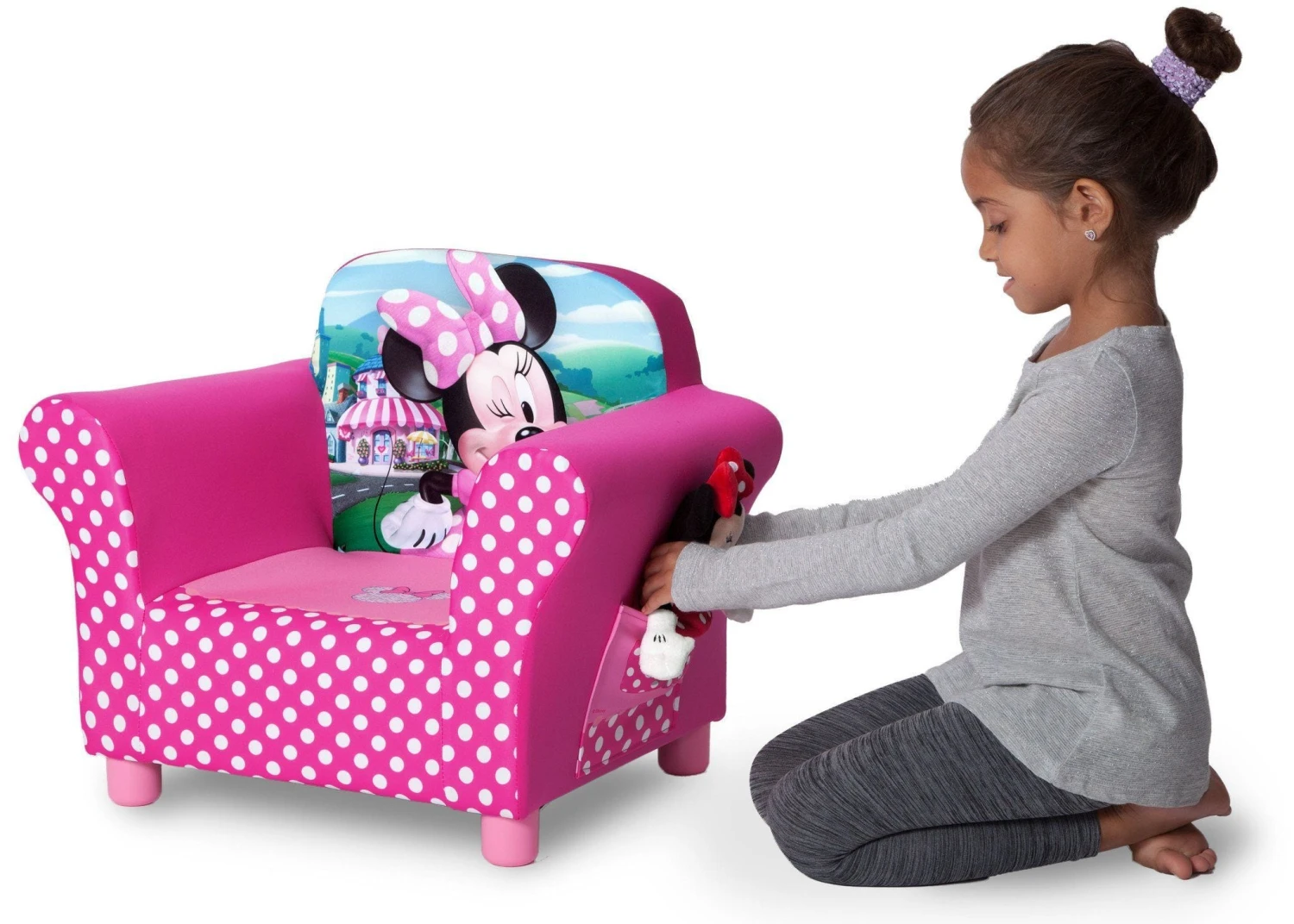 Delta Children Minnie Mouse Upholstered Chair 2 Delta Children Minnie Mouse Upholstered Chair - Image 2