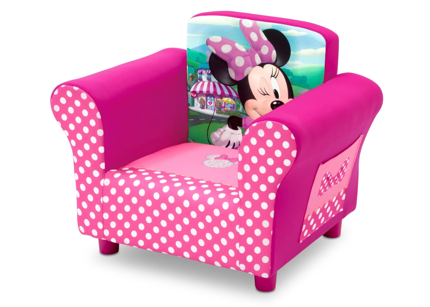 Delta Children Minnie Mouse Upholstered Chair 4 Delta Children Minnie Mouse Upholstered Chair - Image 4