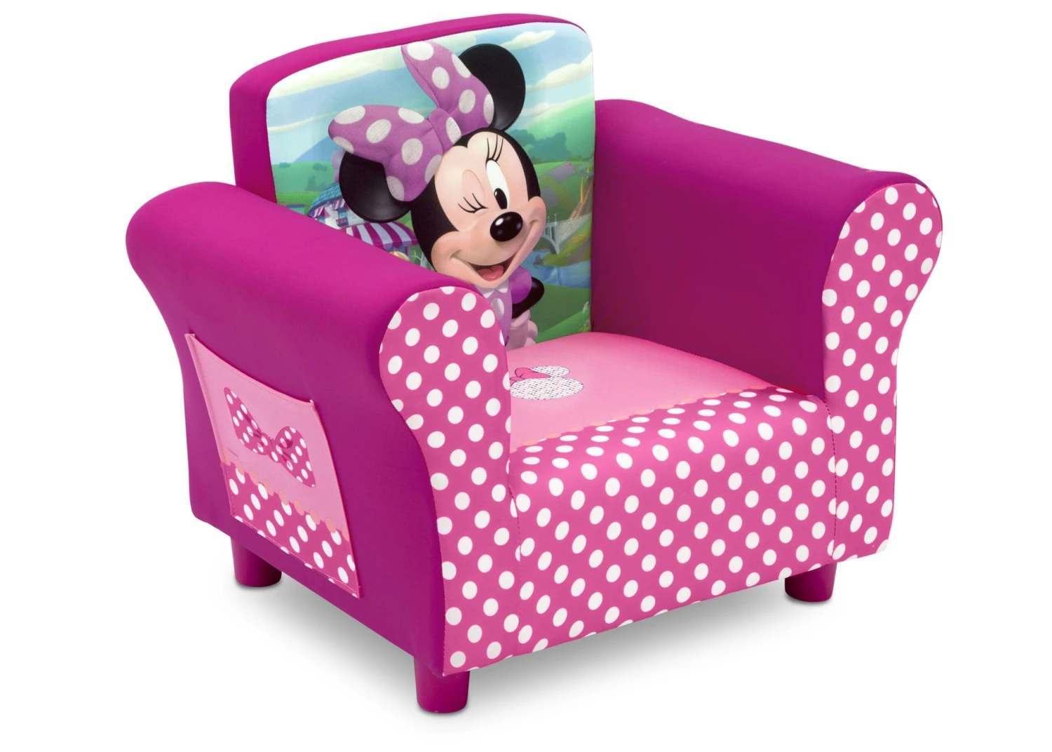 Delta Children Minnie Mouse Upholstered Chair 1 Delta Children Minnie Mouse Upholstered Chair