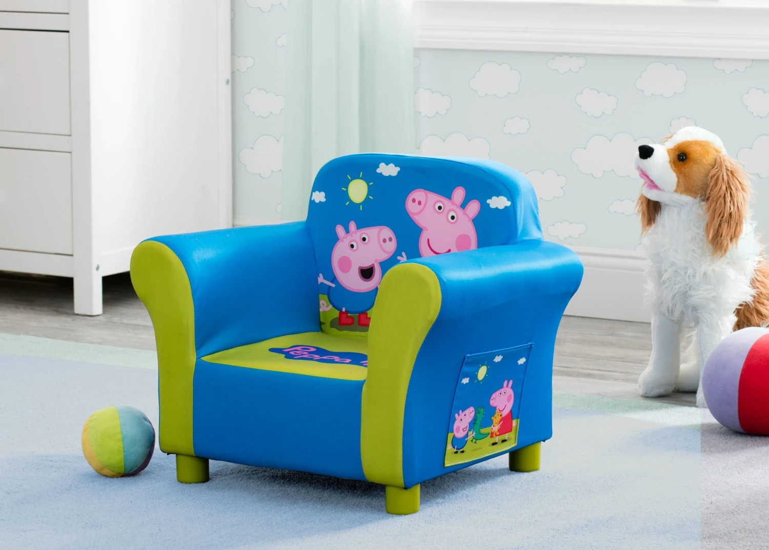 Peppa Pig Upholstered Chair 1 Peppa Pig Upholstered Chair