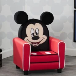 Delta Children Mickey Mouse Figural Upholstered Kids Chair