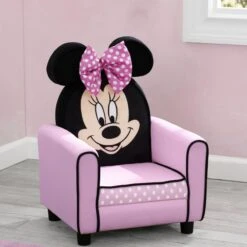 Delta Children Minnie Mouse Figural Upholstered Kids Chair