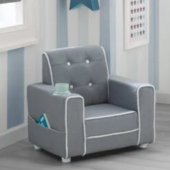 Delta Children Chelsea Kids Upholstered Chair With Cup Holder 25 Delta Children Chelsea Kids Upholstered Chair With Cup Holder -Delta Children Sales Store UP83670GN Chelsea Upholstered Plastic Frame chair hangtag hi res 7403b5c4 1d2f 4080 9ef8 dfb470cfbc88